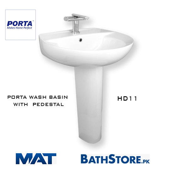 PORTA washbasin pedestal HD11 MATRADERS.COM .PK