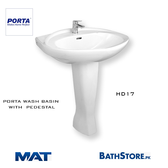 PORTA washbasin pedestal HD17 MATRADERS.COM .PK